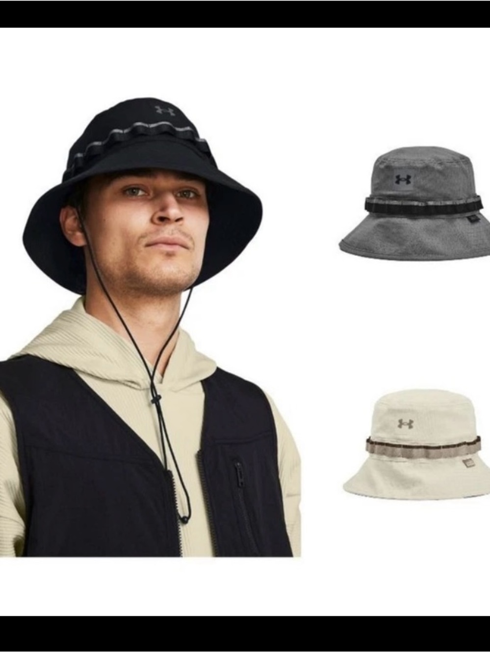 Under Armour 1383434 Men's UA Iso-Chill ArmourVent Bucket Hat Headwear Cap new
